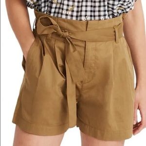 Madewell paper bag shorts